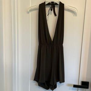 Brandy Melville plunge romper